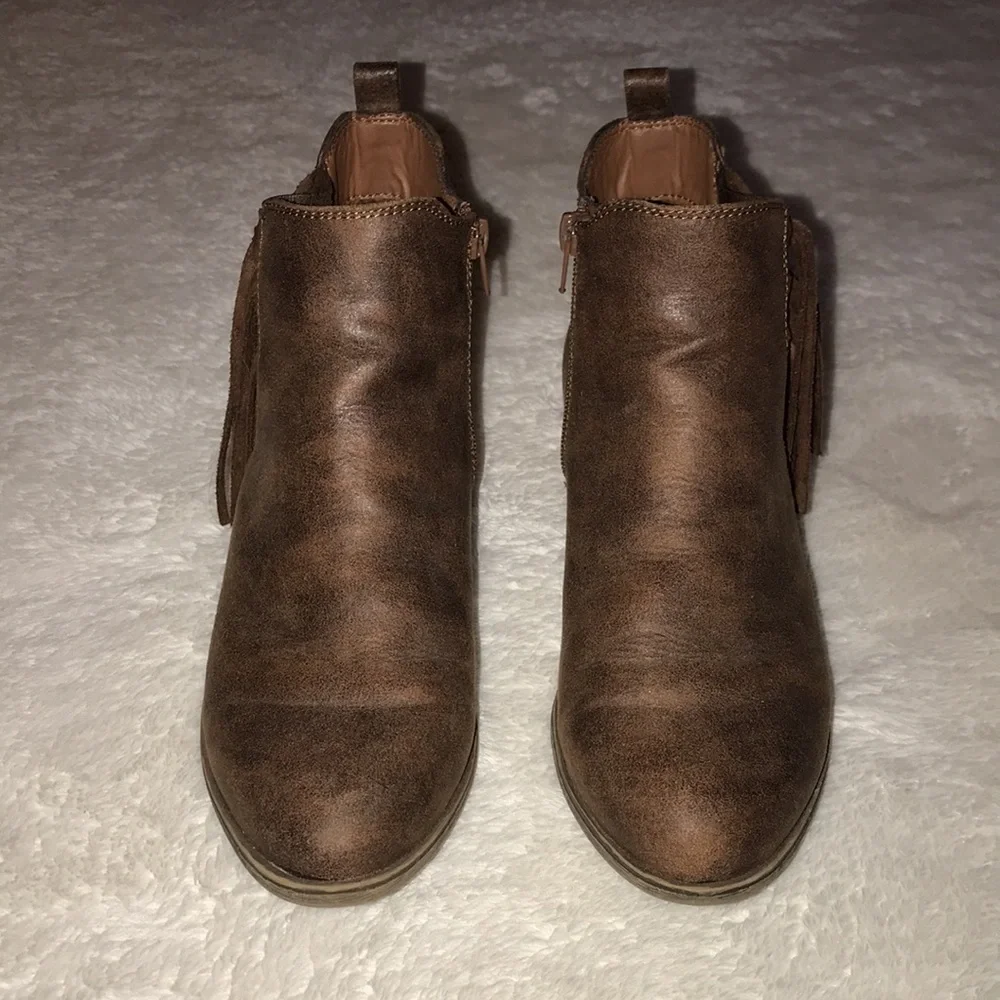 Sugar Fringe Ankle Boots